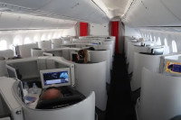 Une photo de la classe Affaires à bord d'un Boeing 787 d’Air France