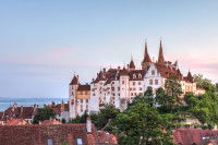 Le château de Neuchatel, en Suisse