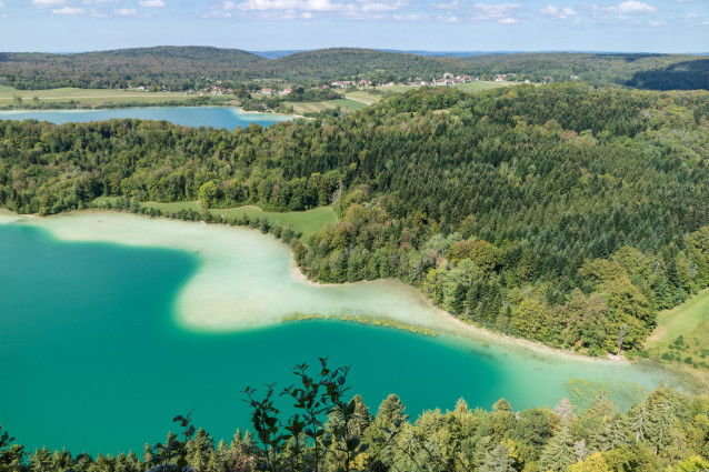 Le lac d'Ilay, dans le Jura