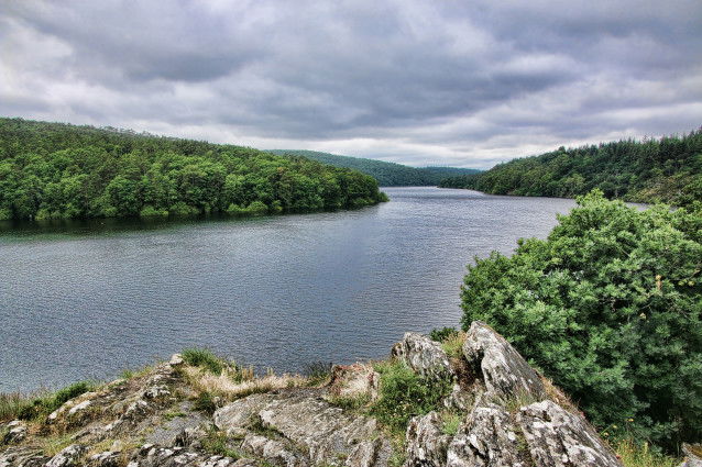 Le lac de Guerlédan, en Bretagne
