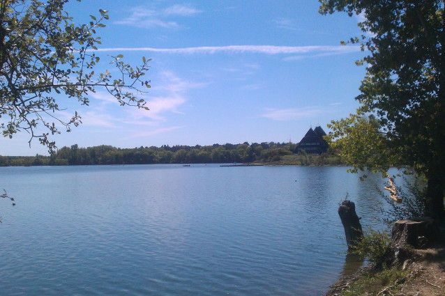 La lac du Maine, près d'Angers