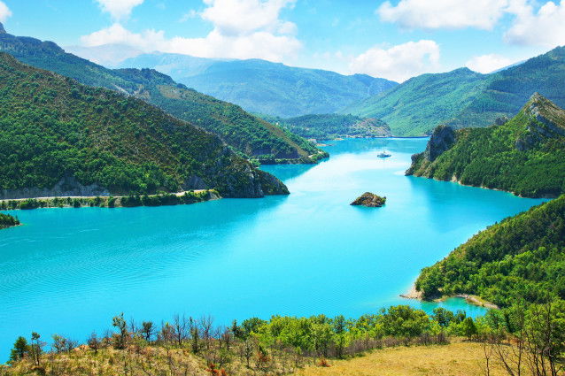 Le lac de Castillon
