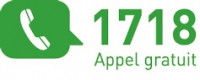 Le logo du numéro gratuit 1718