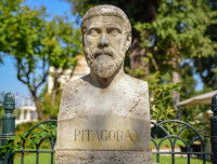 Un buste de Pythagore