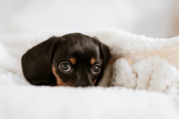 Photo Brachet Autrichien Noir et Feu
