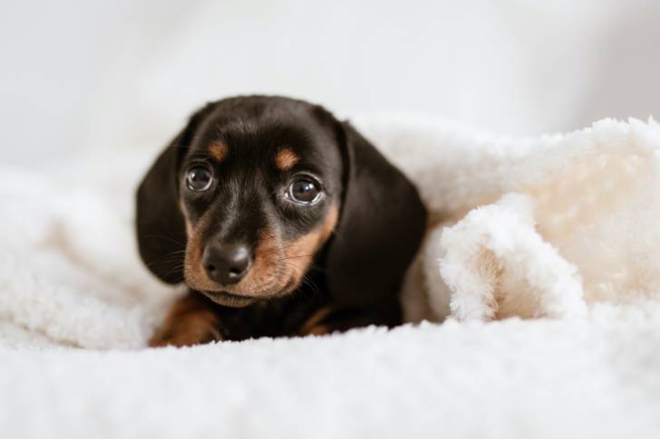 Photo Brachet Autrichien Noir et Feu