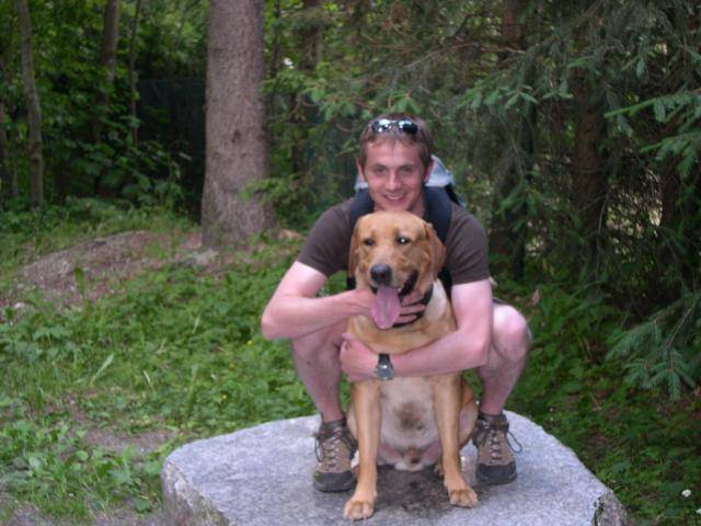 Labrador Retriever : Urban (et son maitre !) - Labrador Retriever