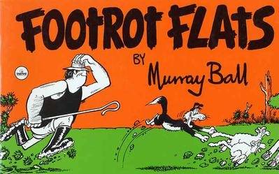La couverture de la bande déssinée pour enfants « Footrot Flats », écrite par Murray Ball