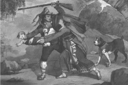 La gravure "Bizzarro e il bambino"