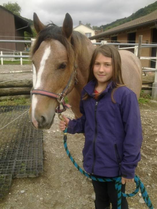 Lora und ich vor 2 jahren - (11 ans)