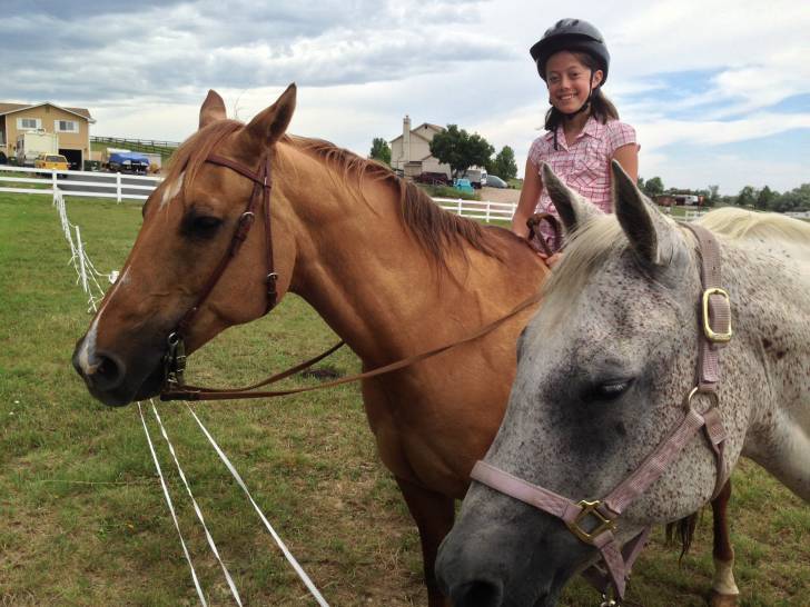 Molly (White) and Mister (Brown) -
