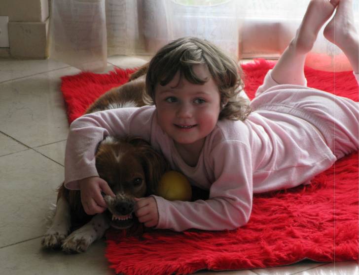 Comète et ma fille - (4 ans)