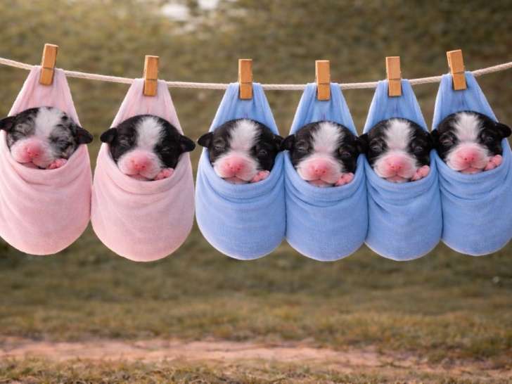 5 chiots Berger Américain Miniature LOF de février 2026 à réserver