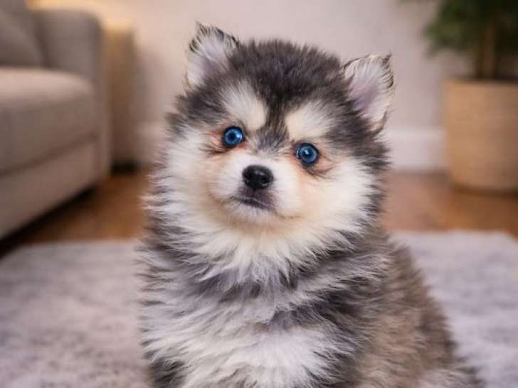 Portée de 3 Pomsky non LOF de janvier 2026 disponibles à la vente