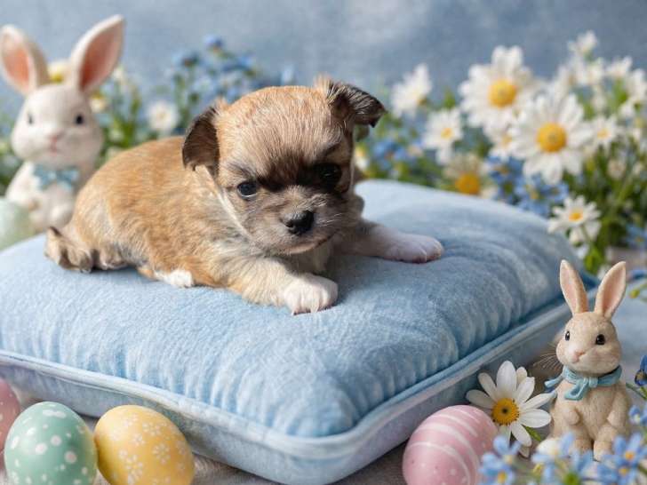 Portée de 5 chiots Chihuahua LOF nés en mars 2026