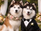 Chiots Pomsky à vendre (1 femelle & 1 mâle)