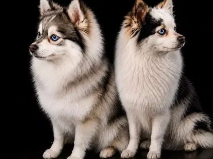 5 chiots Pomsky mâles non LOF nés juin 2026 à réserver