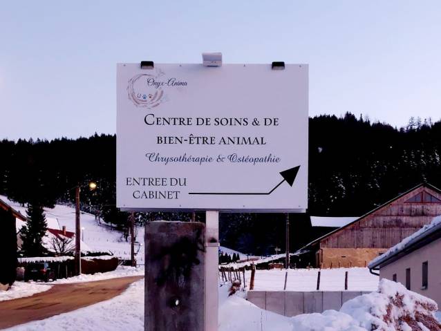 Panneau entrée parking (Côté Guyans-Vennes)