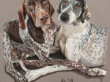 Portrait aux pastels