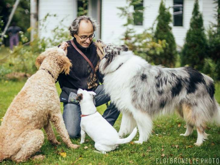 Un Homme et des Chiens